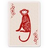 Lantern Press Silhouette, Monkey (52 Playing Cards, Poker Size Card