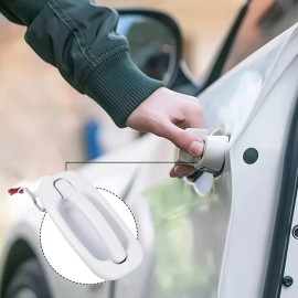 Unbranded Exterior Olympic White Painted Door Handle Set For 1999-2007 Silverado US