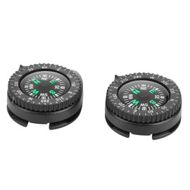 Compass 2pcs Watch Shape Compass Portable Watch Band Slide Navigation Wrist Compass for Camping Boating Compass Arm Compass Climbing Ergonomic Design