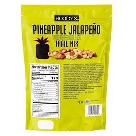 Hgu Hoody's Trail Mix – Pineapple Jalapeño Flavor, 24oz Resealable Bag – Sweet & Spicy Snack Mix, Gluten-Free