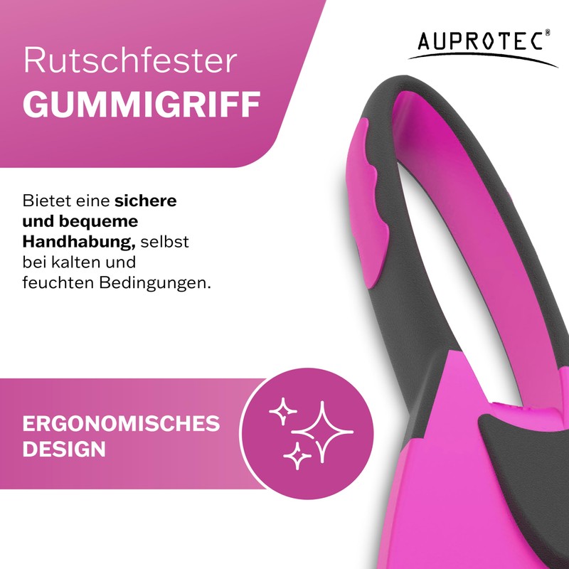 AUPROTEC Eiskratzer – 2K / Eiskratzer Auto mit rutschfestem Softgriff/Scheibenkratzer