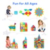 Anbalulu Magnetic Tiles, 63PCS Magnetic Blocks for Kids, Magnet Building