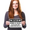 Caution Beware of Bears Please Do Not Dump Garbage When