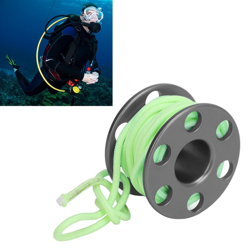 Scuba Diving Reel with SS316 Anti Twist Device Waterproof Spool