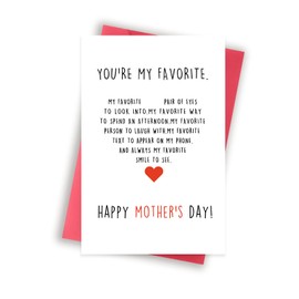 Romantic Mother Day Cards Gifts for Mom, Cheeky Mothers Day Card from Husband, Funny Father Day Card for Him, Happy Mother’s Day Birthday Card for Lover