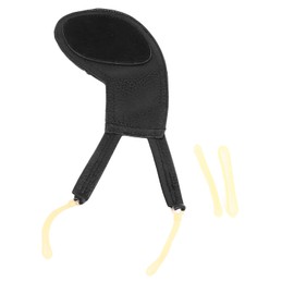 Violin Chin Rest Pad Adjustable Chinrest Shoulder Soft Cover Protector Non Slip for Kids Practice Black 1/8‑1/16