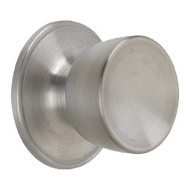 SCHLAGE Dexter by Schlage J10BYR630 Byron Hall and Closet Knob, Satin Stainless Steel