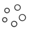 279Pcs/Kit 18 Sizes Rubber O-Ring Washer Assortment Kit, Black O
