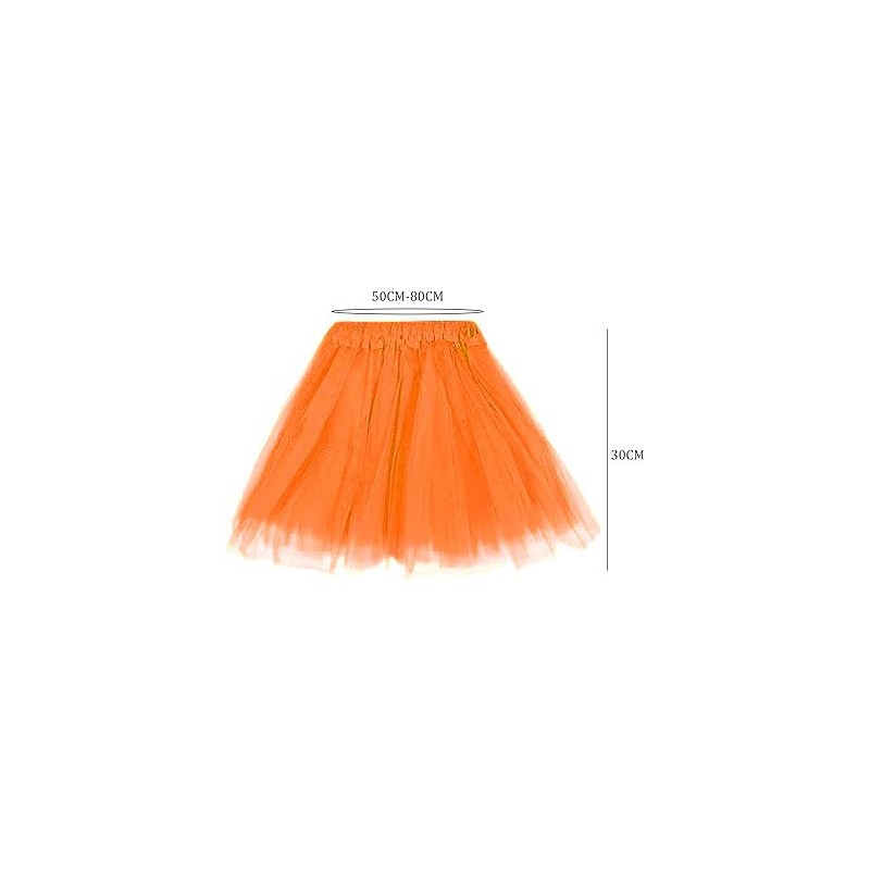 JOPHY & CO. 716 Adult Tulle Tutu, Orange 40 cm
