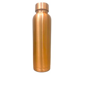 Copper Bottle (34oz/1000ml) Unique Large,100% Pure Copper, Handmade Bottle for Drinking, Heavy Duty & Leak-proof For Home, Office, Yoga and Gifting