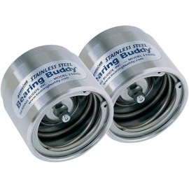 Bearing Buddy Chrome Bearing Protectors (1.980) With Bras - Pair