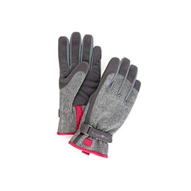 Burgon & Ball Love The Glove Ladies Gardening Gloves, Small/Medium, Tweed Grey