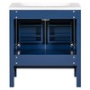Uneeruiqy Bathroom Vanity, One Size, Blue