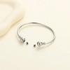 CREMATION JEWELRY FOR ASHES Stainless Steel Ashes Keepsake Cuff Bangle