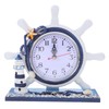 Mobestech 1Pc Nautical Style Clock Creative Lighthouse Design for Living