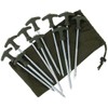 Bivvy Peg 21 cm Pegs 10 Pieces with Bag Pegs