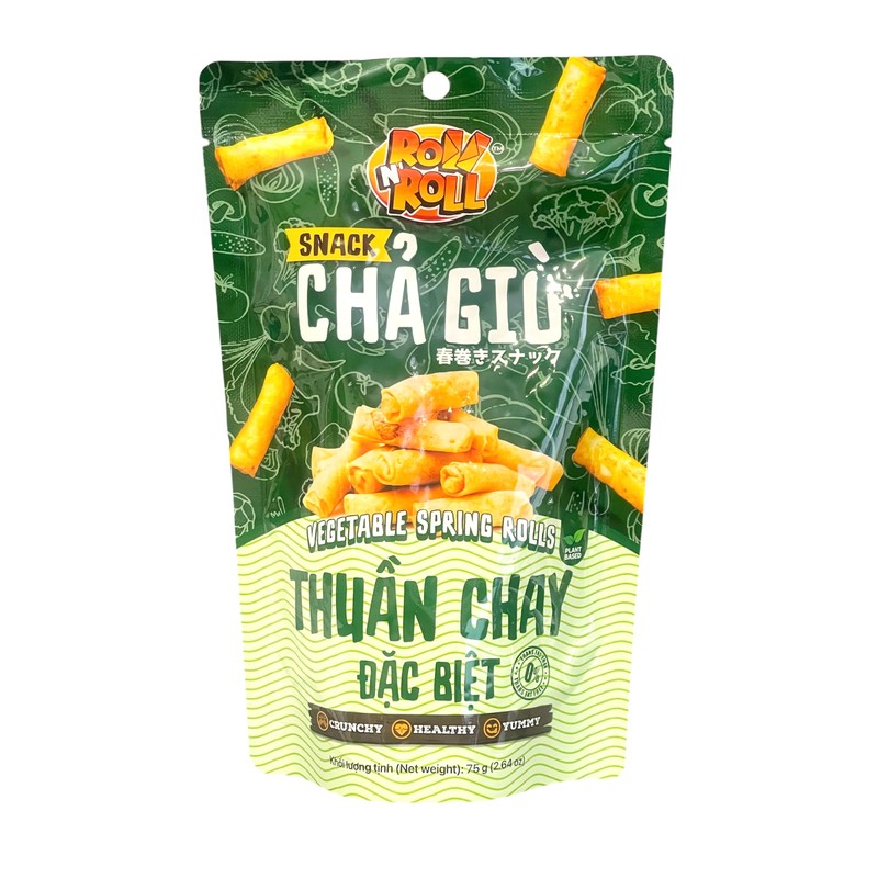 Twin Bags Vegetable Spring Rolls Snack Ready to Eat -