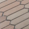 Primoon Gold Tile Long Hexagon Mosaic Tiles for Kitchen Backsplash