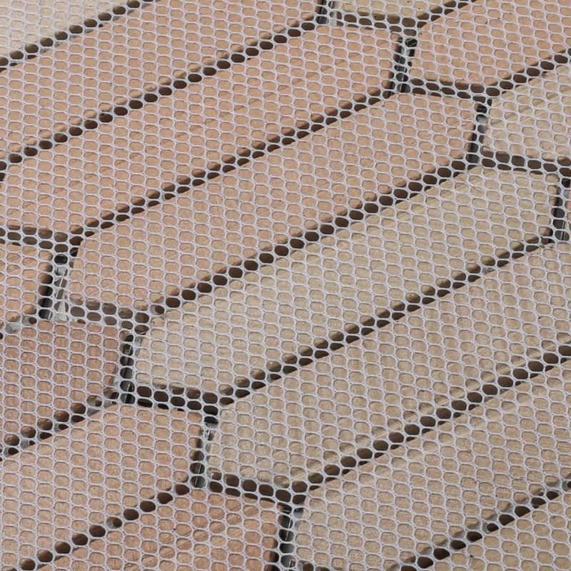 Primoon Gold Tile Long Hexagon Mosaic Tiles for Kitchen Backsplash