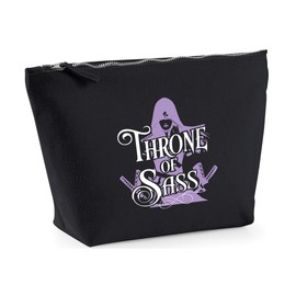 Hippowarehouse Throne of Sass Printed Make up Cosmetic wash Bag 18x19x9cm
