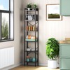 ZERDER 6 Tier Bookshelf,Book Shelf, Bookcase with 6 Shelves and