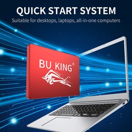 BU KING SSD 480GB Internal SATA3 2.5 Inch Solid State Drive Up To 400M/S Red Bull Head/Red