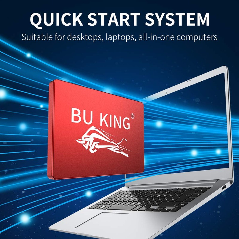 BU KING SSD 480GB Internal SATA3 2.5 Inch Solid State
