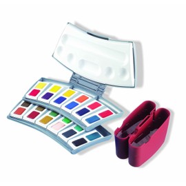 Pelikan 721894 Aquarell-Malkasten mit 24 Farben, 1 Stück, Sortiert
