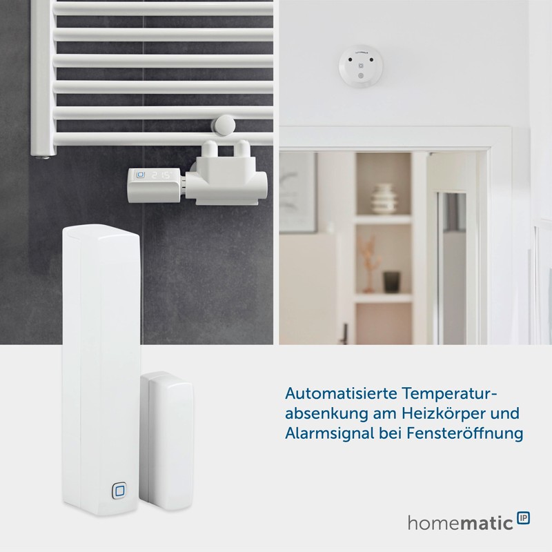 Homematic IP 151363A0 HmIP-SWDM window contact, smart