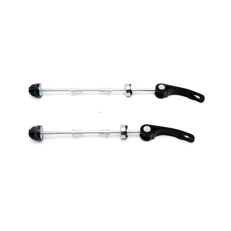 Multi colour bicycle quick release skewer set, front and rear,