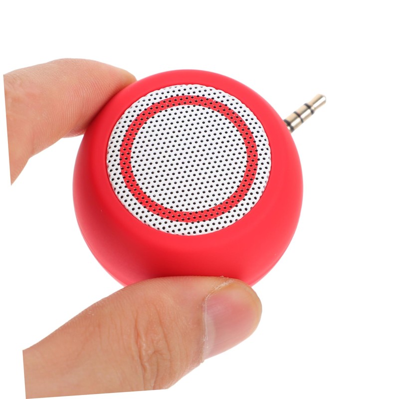Tofficu 3.5mm Input Mini Speaker Desktop External Speaker Computer Portable