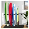 Surfboard Wall Mount - Vertical 4/6 Arms Storage with Rubber