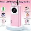 Professional Electric Nail Drill 45000RPM, Portable Rechargeable Electric Nail File