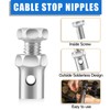 20 Pack 1/8" Universal Throttle Cable Ends Stop Throttle Brake