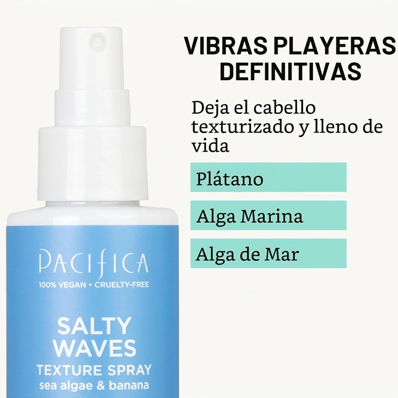 Pacifica Belleza Espray de Textura Ondas Saladas