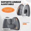 Soporte Lumbar para Auto y Oficina, Cojín Lumbar de Espuma