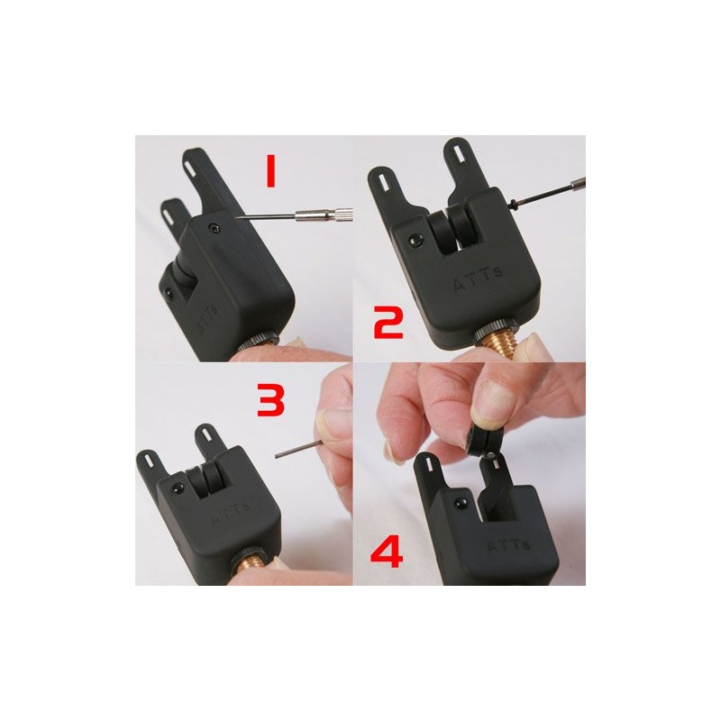 GARDNER ATTs 4 MAGNET WHEELS BLACK