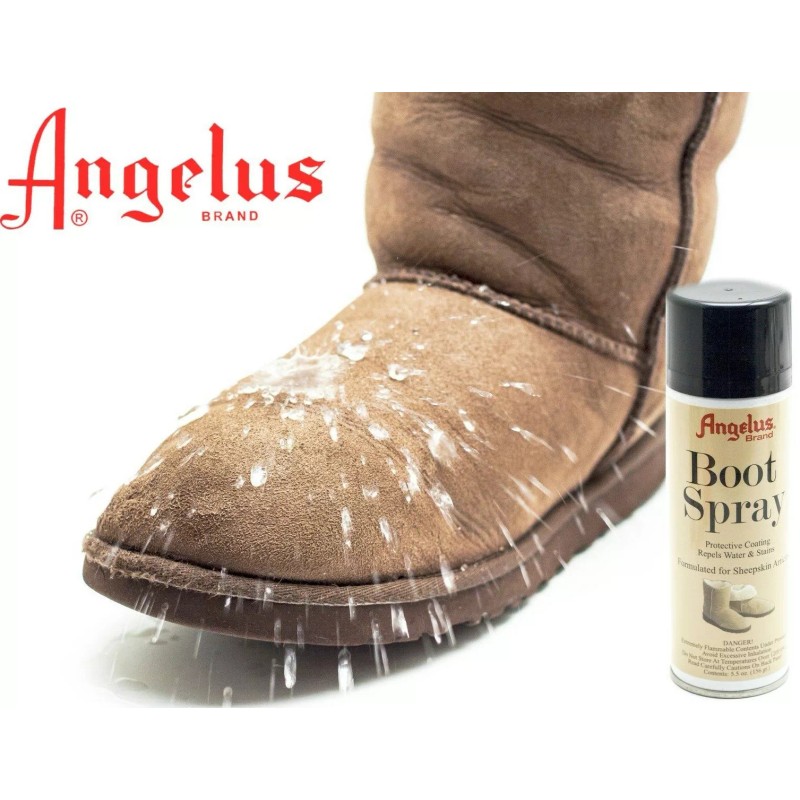 Angelus Sheepskin & Suede BOOT spraY Water Proof Stain Rain