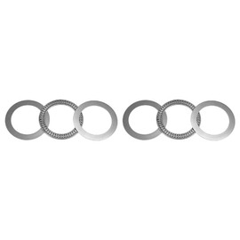 2 Sets AXK6590 Thrust Needle Roller Bearings with Washers 65mm Bore 90mm OD 3mm Width (AXK6590+2AS)