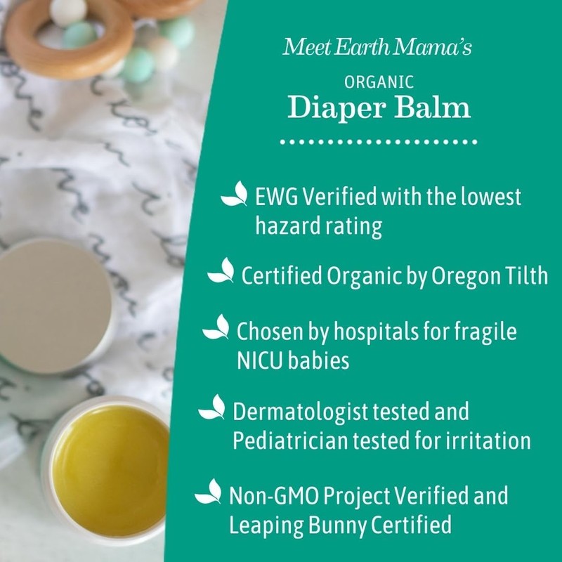 Earth Mama Bálsamo Orgánico para Pañales Tamaño Económico