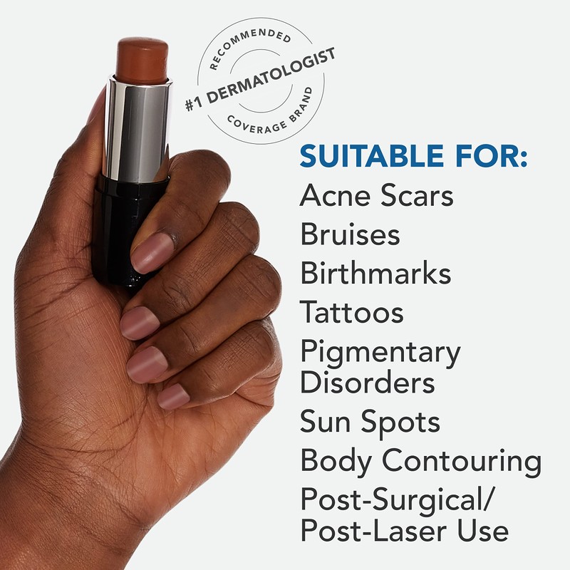 Dermablend Quick-Fix Body Makeup Full Coverage Foundation Stick, Water-Resistant Body