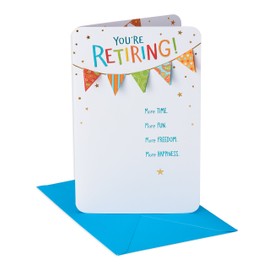 American Greetings Funny Retirement Card (Good Things)