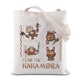 ZJXHPO Fear The Kakamora Tote Bag Kakamora Coconut Pirate Reusable Grocery Shopping Bag WDW Trip Shoulder Bag (C-Kakamora Tote)