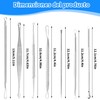 Nivofu 7Pcs Blackhead Remover Kit, Herramientas de Eliminación de Puntos