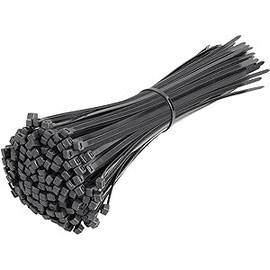 Heavy Duty Nylon Zip Ties with Self-Locking Mechanism, Durable Construction, Versatile Applications (150 x 3.6 mm)