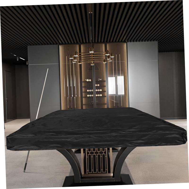 BESPORTBLE Billiard Table Cover Oxford Pool Table Protector Black Dust
