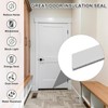 100CM Zugluftstopper Dichtungsband für Türen, 53MM Bürstendichtung Selbstklebend Zugluftstopper, Türdichtung