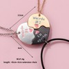 LIU JUN Bff Necklace For 3, Weirdo 1 Weirdo 2