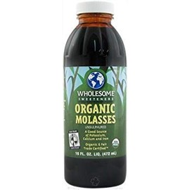 WHOLESOME SWEETENERS Molasses Blackstrap ORG F, 16 OZ, PK- 12