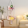Jilskl Fruit Hanging Basket, Vegetable Basket, 2 Tier Hanging Fruit
